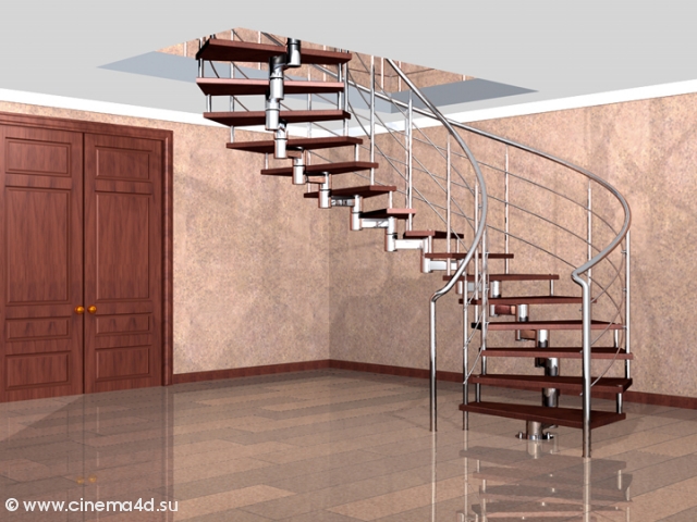 Спиральная лестница (4)