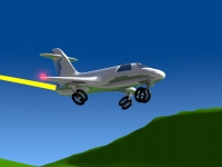Создание анимации посадки самолёта в Cinema 4D 