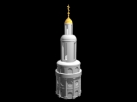 3D модель: Православная колокольня