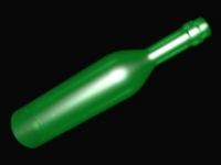 3D модель: Винная бутылка